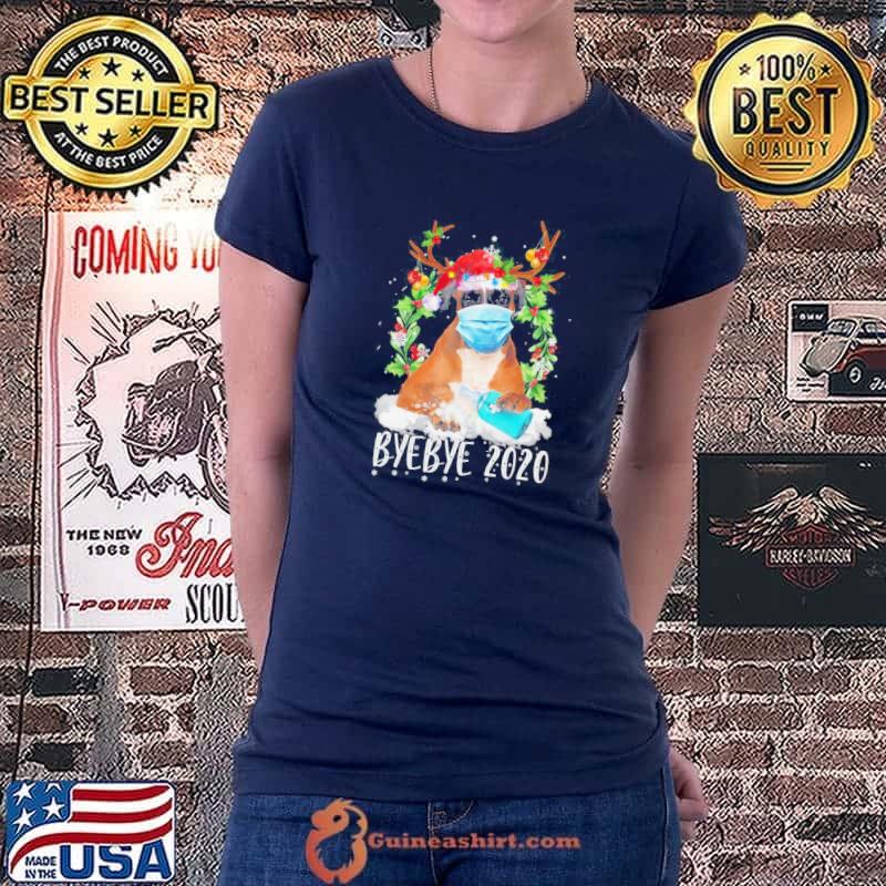Nice boxer Christmas Face Mask Shirt Ladiestee