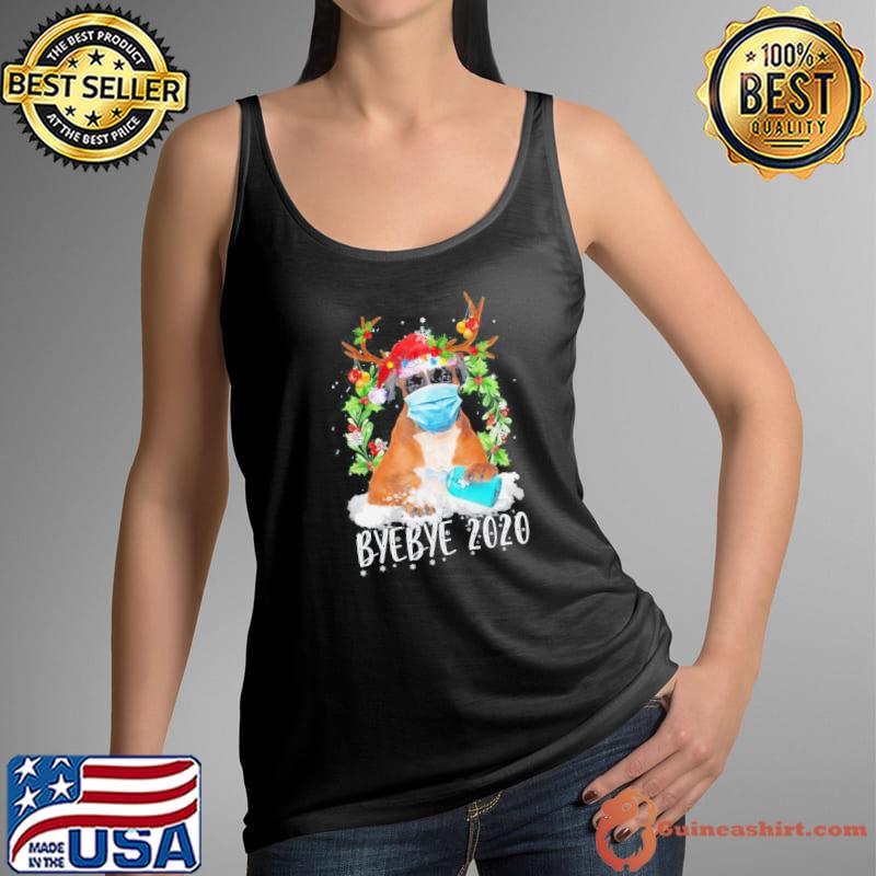 Nice boxer Christmas Face Mask Shirt Tank Top