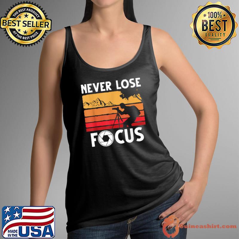 Nice Cool Photography Art For Men Women Photographer Camera Lover T-Shirt Tank Top