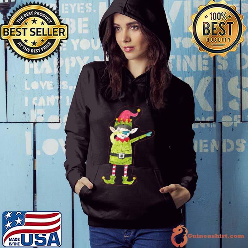 Nice Dabbing Elf Holiday Xmas Christmas Vintage T Shirt