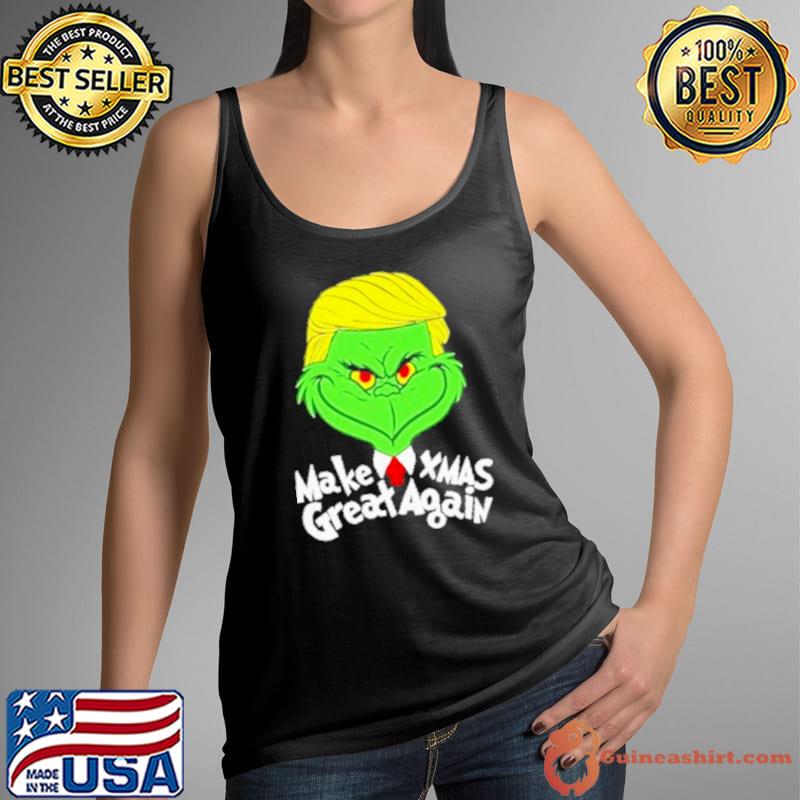 Nice Donald Trump Grinch Make Xmas Great Again Tank Top