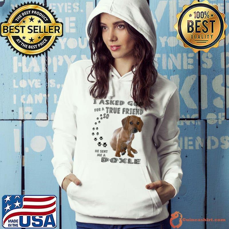Nice doxle Quote Mom Dad Lover Costume, Cute Beagle Dachshund Dog T-shirt