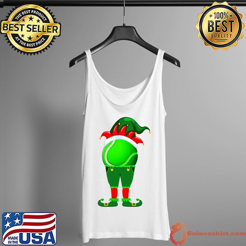 Nice funny Tennis Elf Christmas Family Matching Xmas T-Shirt Tank Top