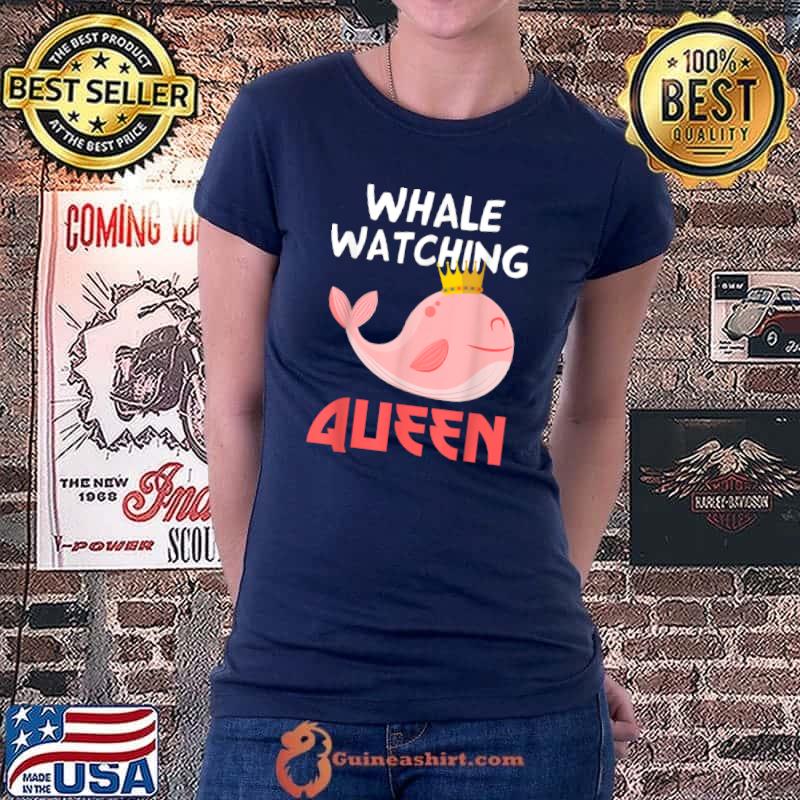 Nice funny Whale Watching Queen Ocean Water Marine Biology Orca T Shirt Ladiestee