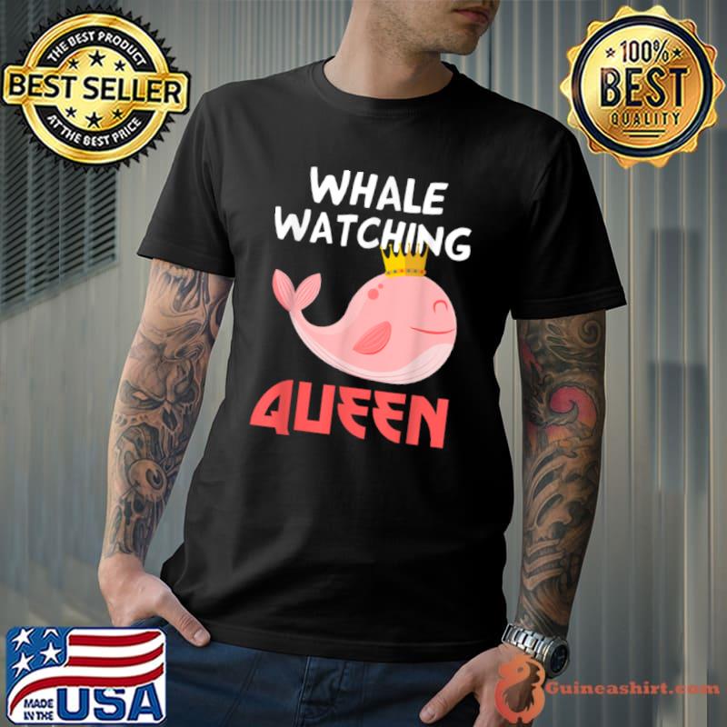 Nice funny Whale Watching Queen Ocean Water Marine Biology Orca T Shirt