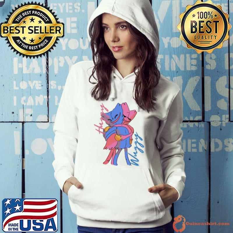 Nice Huggy Wuggy Pink And Blue Unisex Sweatshirt