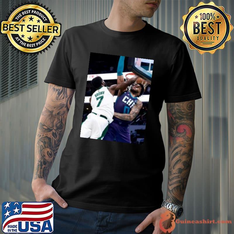 Nice Jaylen Brown Throws It Down Shirt Unisex