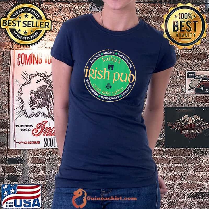 Nice Leahy’s Irish Pub St. Patrick’s Day Party Shirt Ladiestee