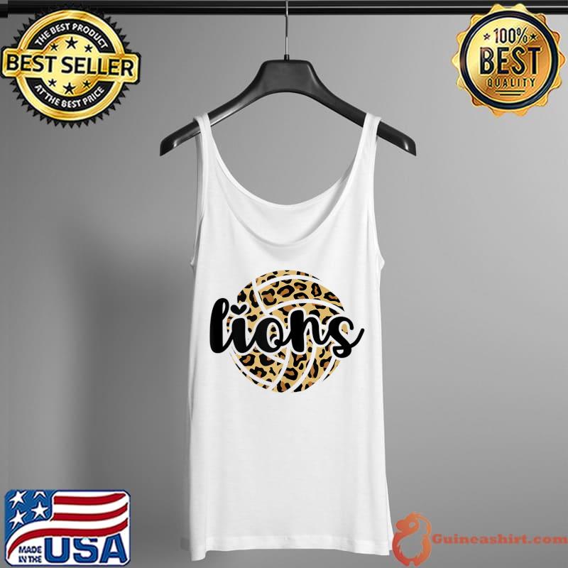 Nice lions Volleyball Team Leopard Mascot School T-Shirt Tank Top