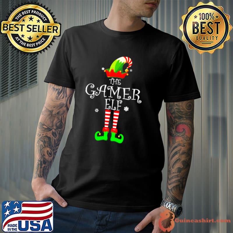 Nice Matching Family Christmas The Gamer Elf Shirt