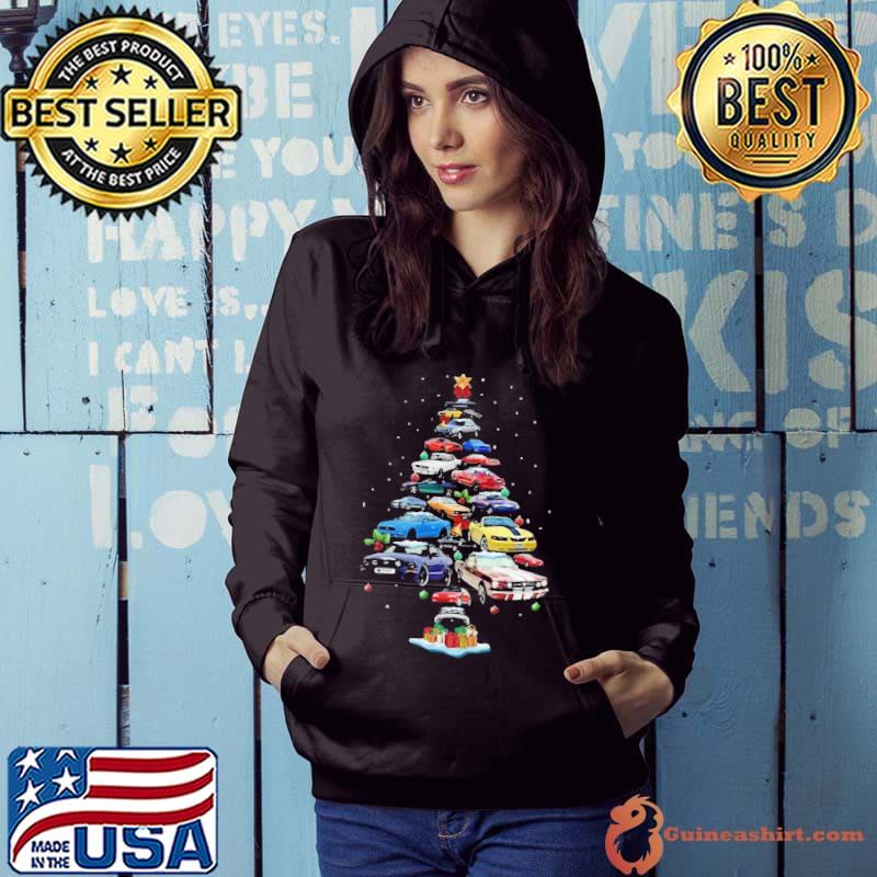Nice Mustang Car Christmas Tree Shirt
