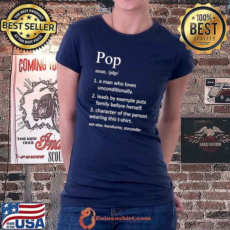 Nice pop Funny Definition Funny Pop Definition for Dad T-Shirt Ladiestee