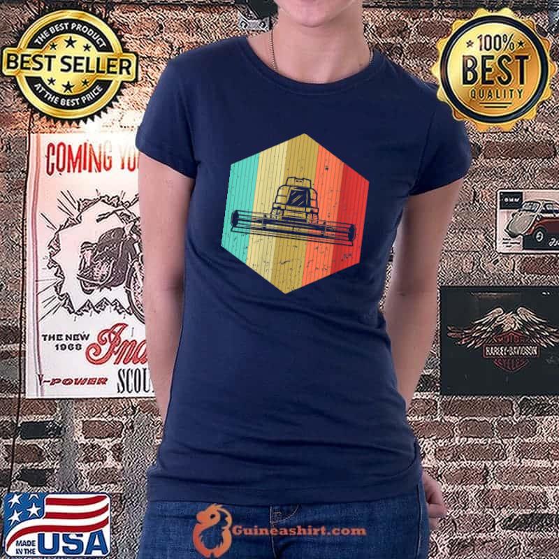 Nice retro Farmer Tractor Vintage Farmer Tractor Silhouette T-Shirt
