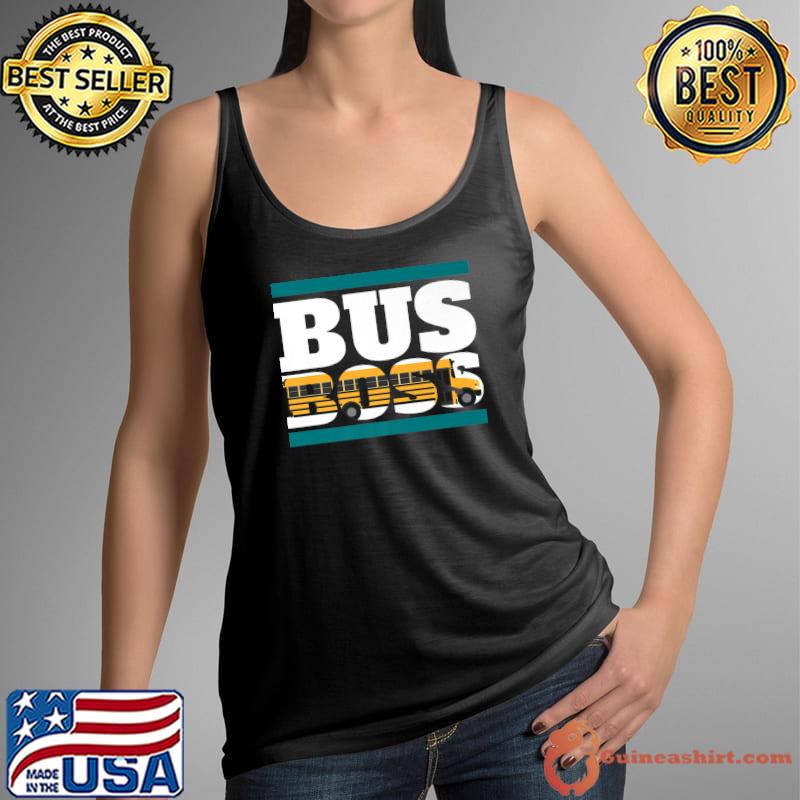 Official Bus Boss School Bus Driver Premium T-Shirt Tank Top