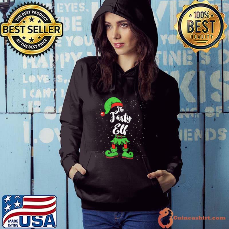 Official Farty Elf Matching Family Christmas Pajama Costume T Shirt