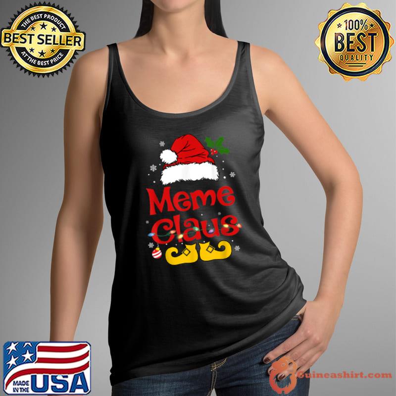 Official funny Santa Meme Claus Christmas Matching Family T Shirt Tank Top
