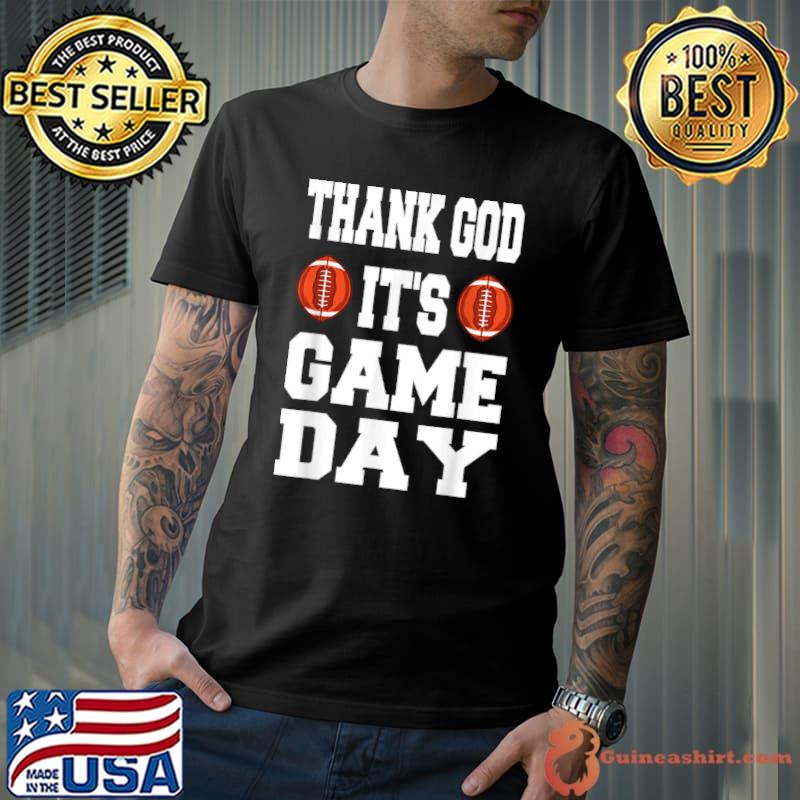 Official Game Day Jesus and Football Player Fan Sports T Shirt Unisex
