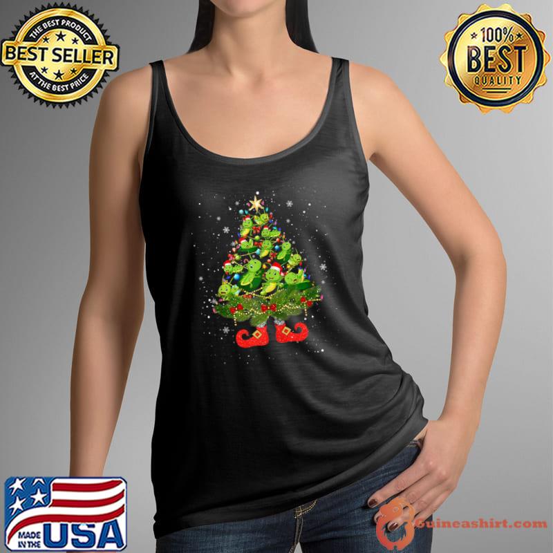 Official grasshoppers Christmas Tree Lights Cute Santa Hat Lover T-Shirt Tank Top