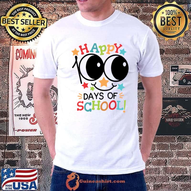 Official happy 100 days of school T-shirt