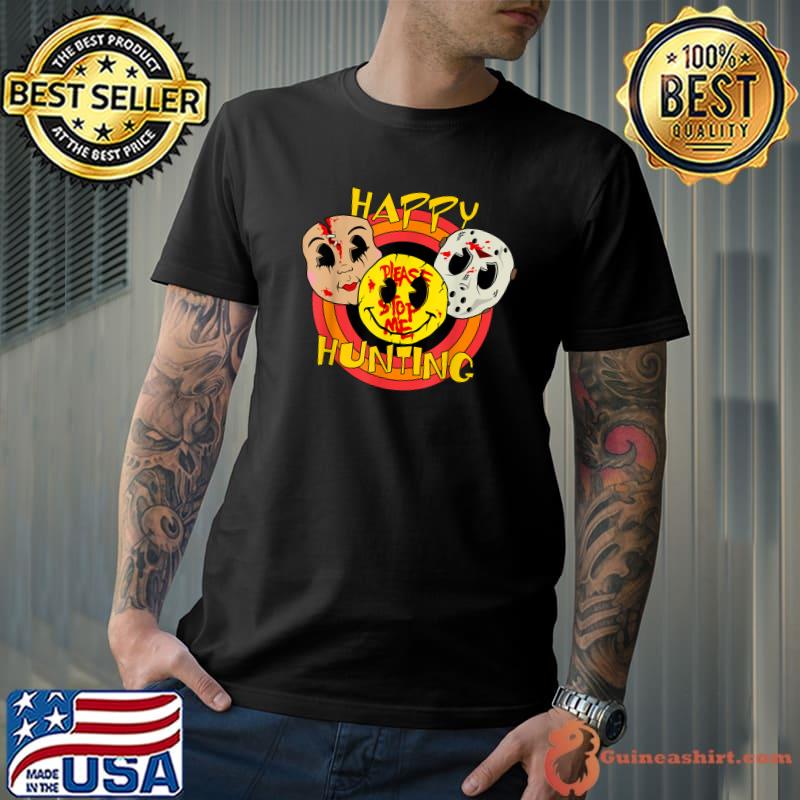 Official happy Hunting Retro Gamer Graphic T-Shirt