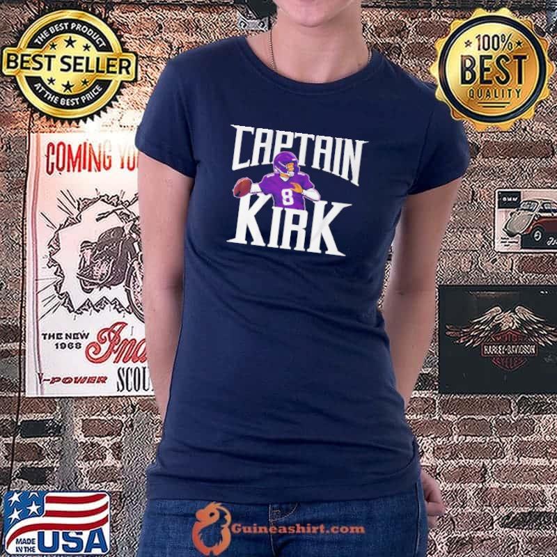 Kirk Cousins Captain Kirk Minnesota Vikings Shirt