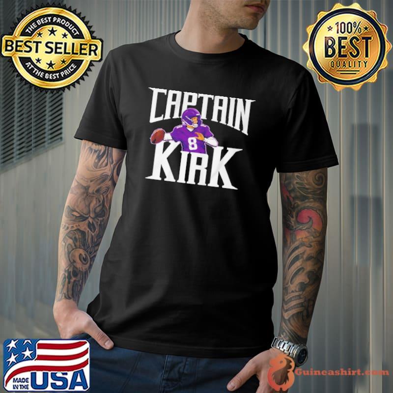 Official Kirk cousins captain kirk Minnesota vikings shirt