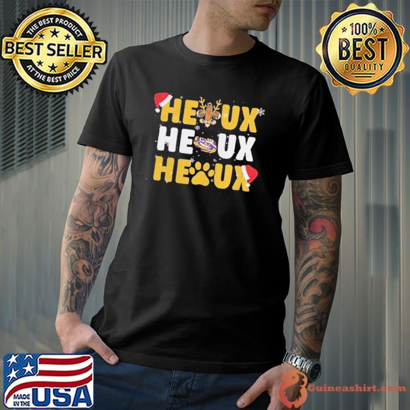 Official lSU Tigers Heaux Heaux Heaux Christmas shirt