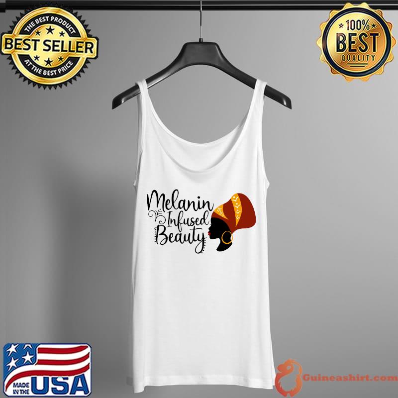 Official melanin infused beauty black african american T-Shirt Tank Top