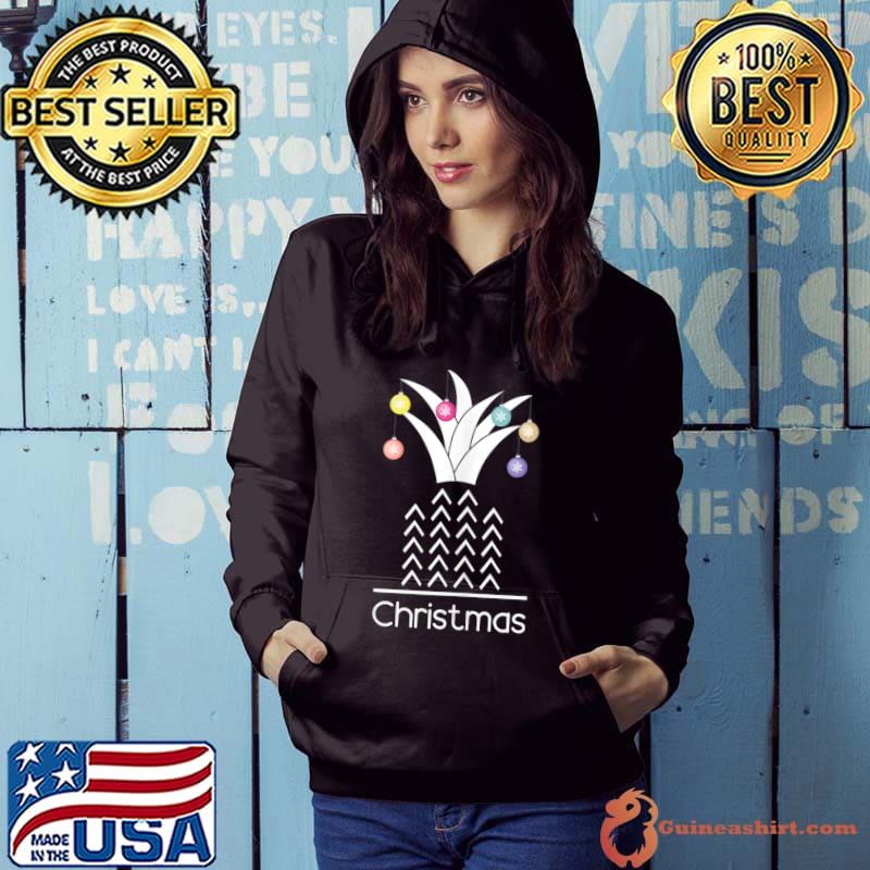 Official modern Pineapple Christmas Tree - Stylish Christmas Tree T-s Hoodie