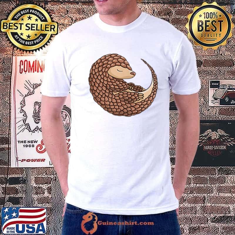 Official pangolin Cute Animal Scaly Anteater Mammal Endangered Animal T-shirt