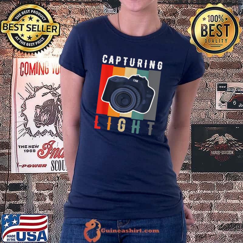 Official photography Photo Zoom Projection Exposure vintage T-Shirt Ladiestee