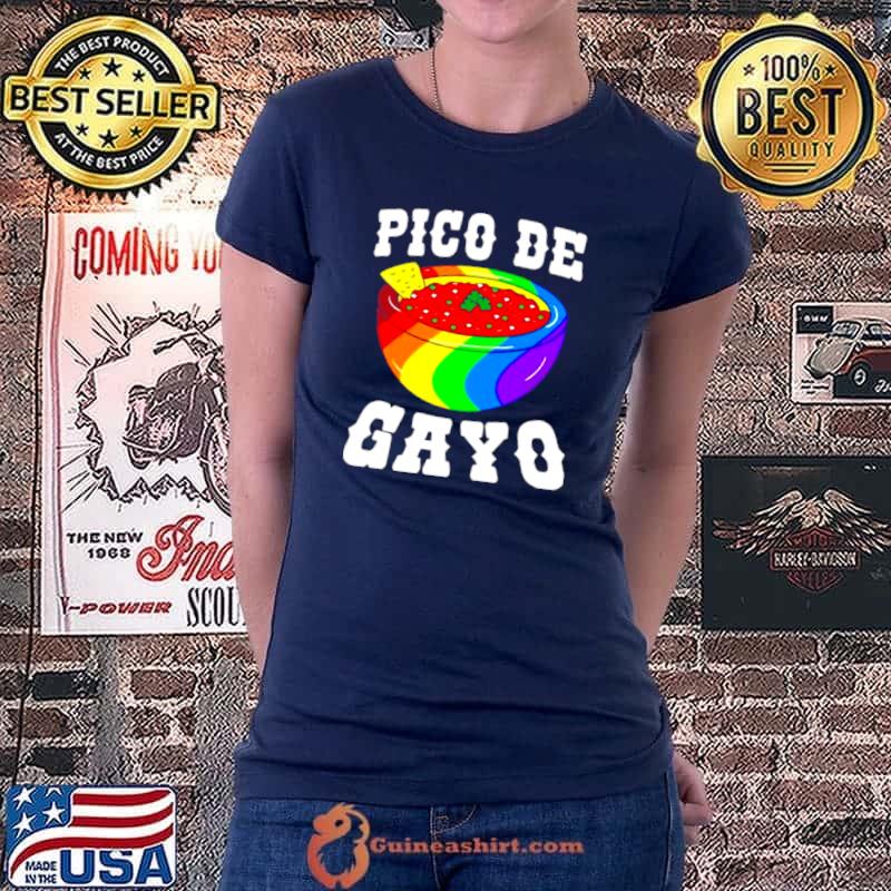 Official Pico De Gayo Rainbow Lgbt Ladiestee