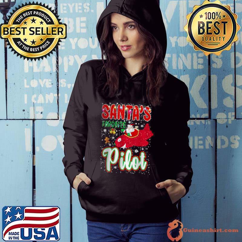 Official Santa’s Favorite Pilot Xmas Christmas Vacation Shirt