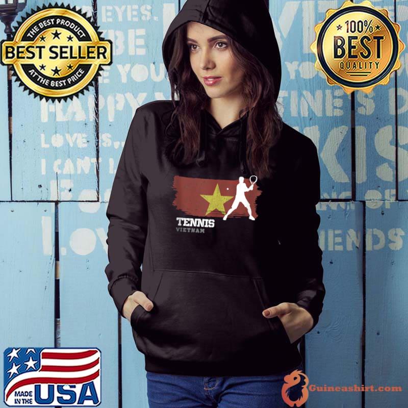 Official tennis Vietnam Flag Team Tennis Player Tennis T-Shirt