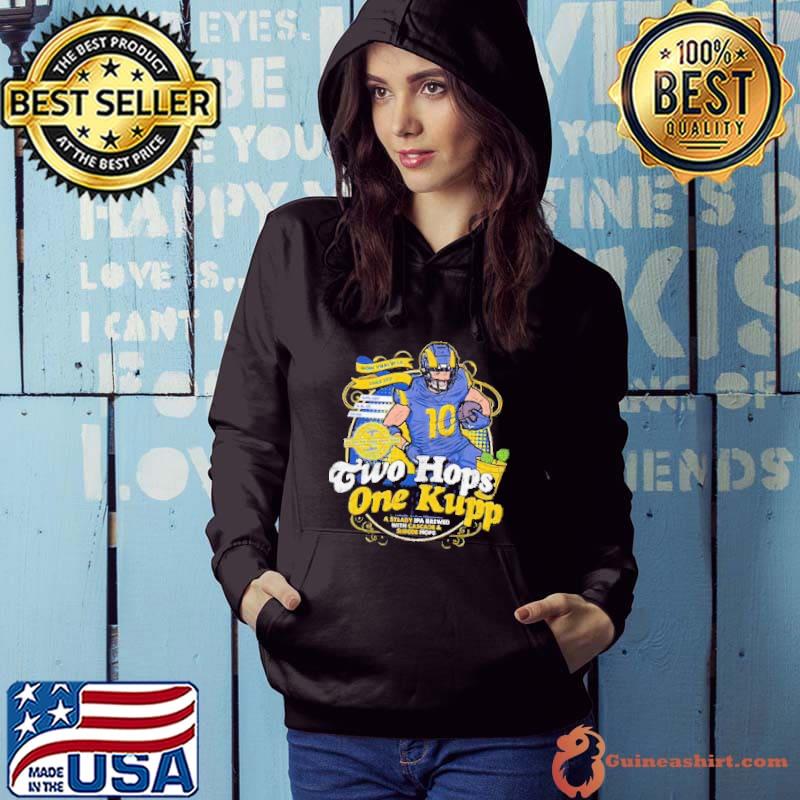 Official Two Hops One Cooper Kupp (Rams) Fake Craft Beer Label Shirt Hoodie