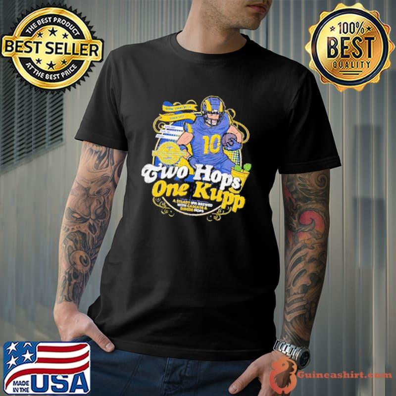 Official Two Hops One Cooper Kupp (Rams) Fake Craft Beer Label Shirt