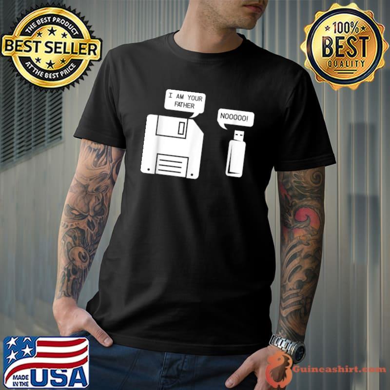 Official uSB Floppy Disk I am Your Father, Funny Geek Ner Gift Idea T-Shirt