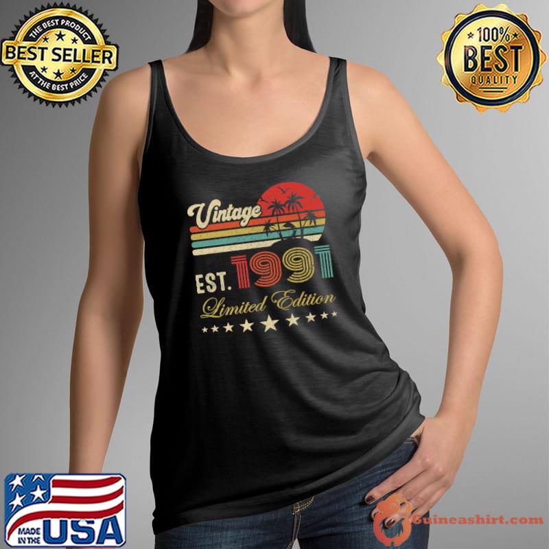 Official vintage EST 1991 Limited Edition T-Shirt Tank Top
