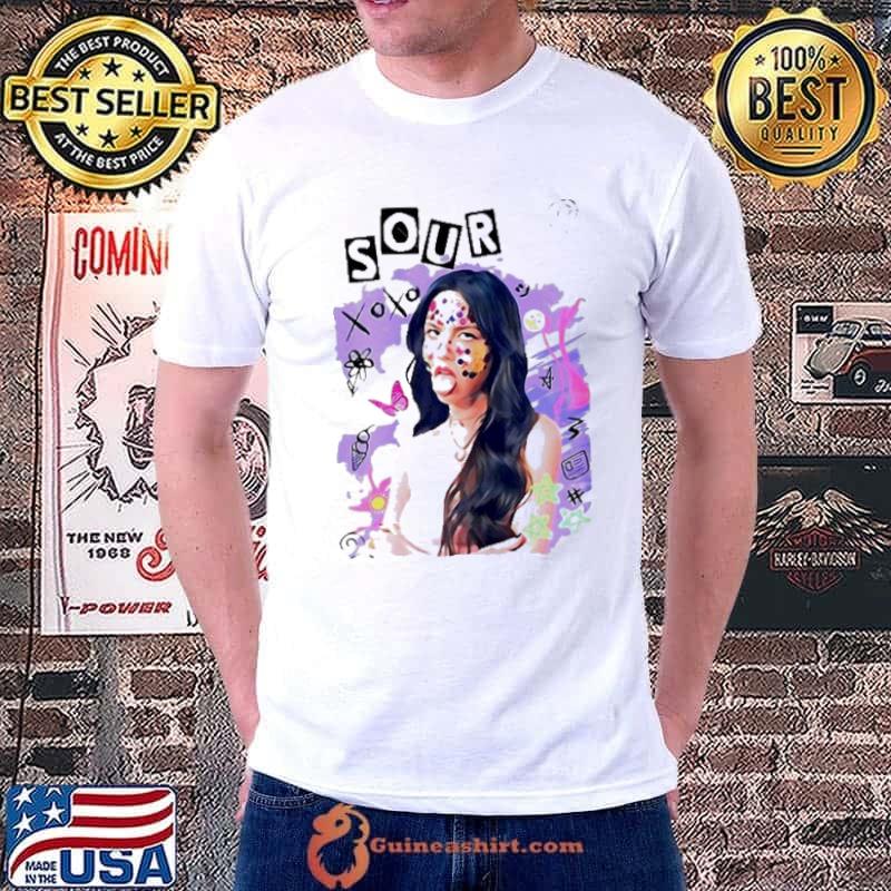 Olivia Rodrigo Fan Portrait Sour T-shirt