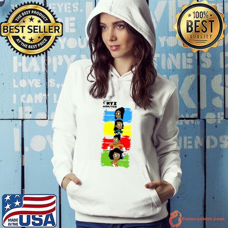 Onyx Monster Mysteries Scribble Color Stacked T-Shirt Hoodie