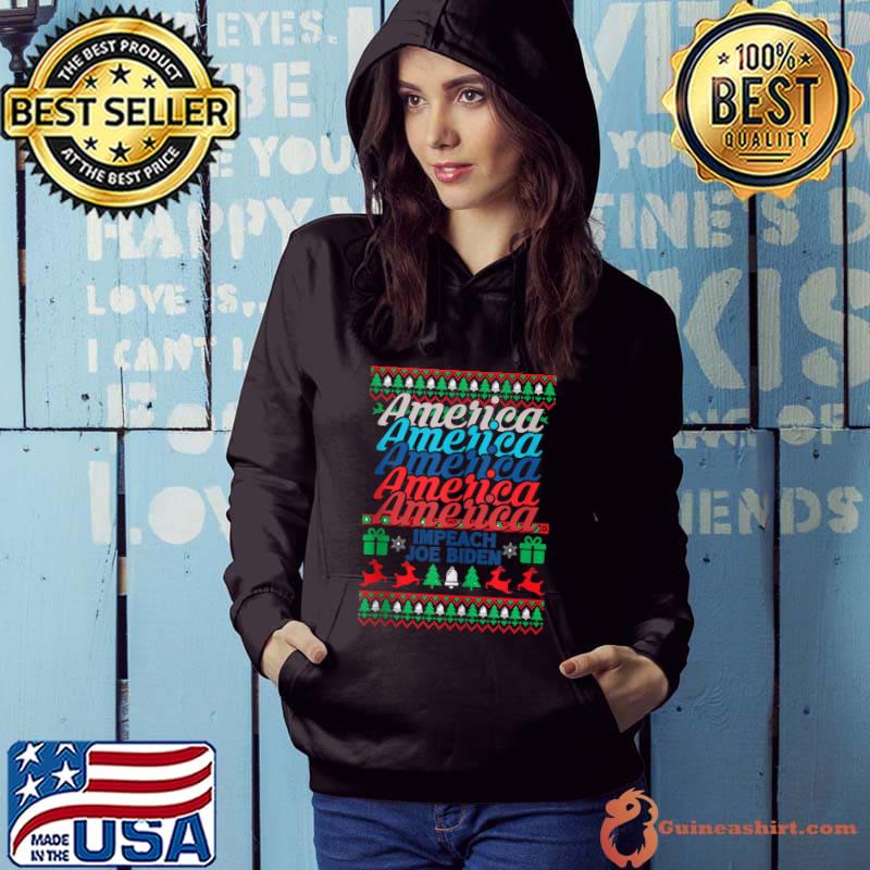 Original american USA Freedom Political Protest Christmas Sweater T-s Hoodie