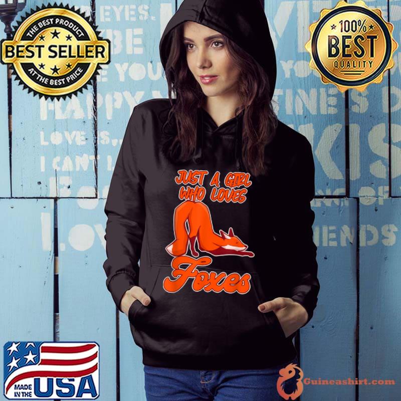 Original Cute Foxy Designs Just A Girl Who Loves Foxes T Shirt