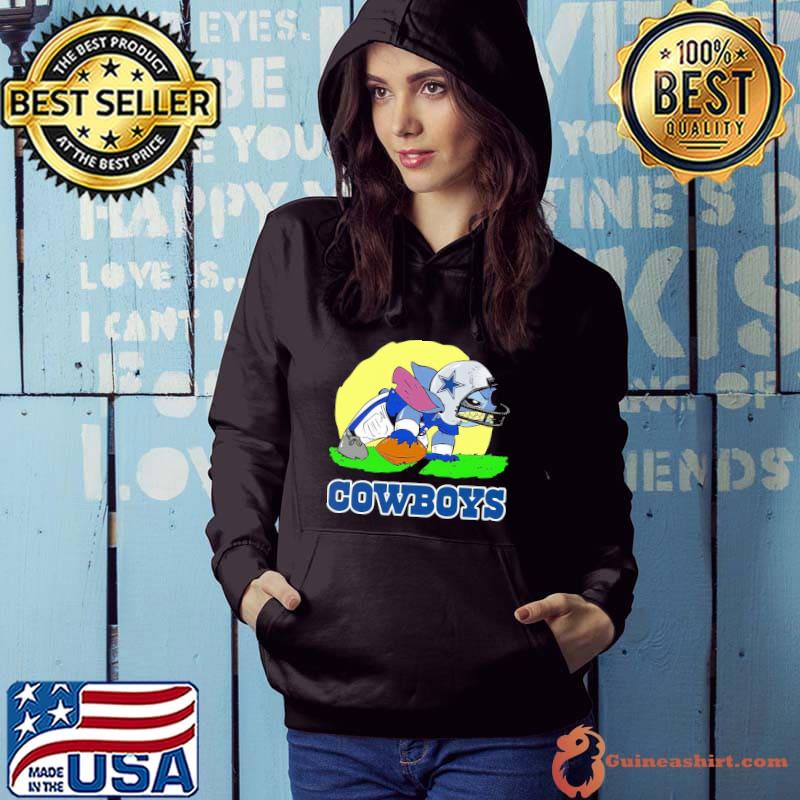 Original Dallas Cowboys Stitch Ready For The Football Battle NFL Shirt