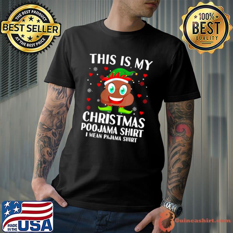 Original elf Poop Pajama This Is My Christmas Poojama Shirt