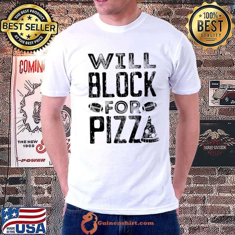 Original funny Football Lover Graphic Women Men Football Pizza T-shirt