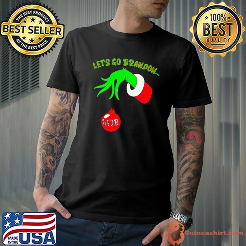 Original grinch Christmas Let’s Go Brandon T-Shirt