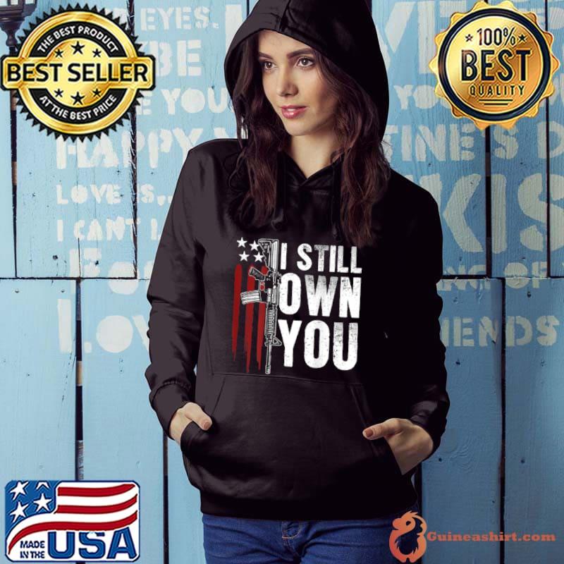 Original Gun USA Flag American Football I Still Own You (on back) T Shirt