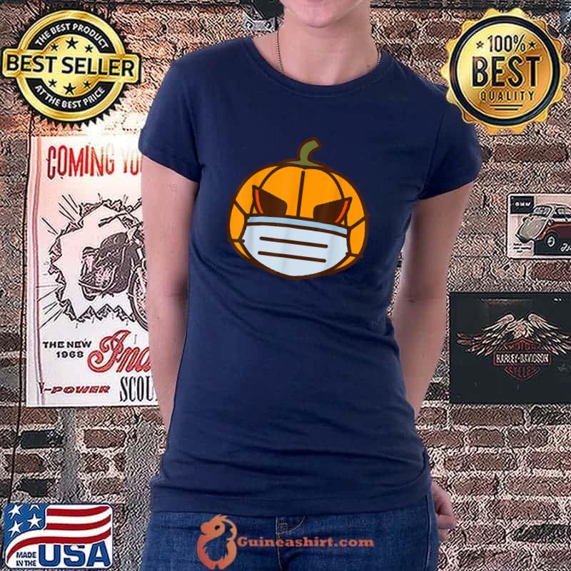 Original Halloween Trick or Treat Pumpkin Scary Halloween Costume T Shirt Ladiestee