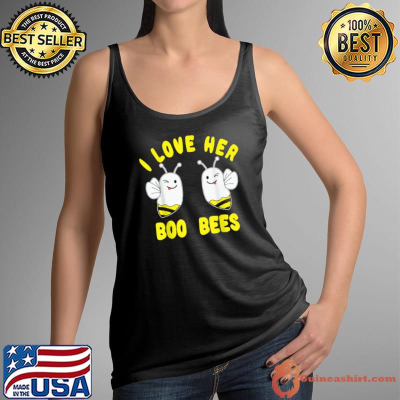 Original I Love Her Boo Bees Halloween Funny T Shirt Tank Top