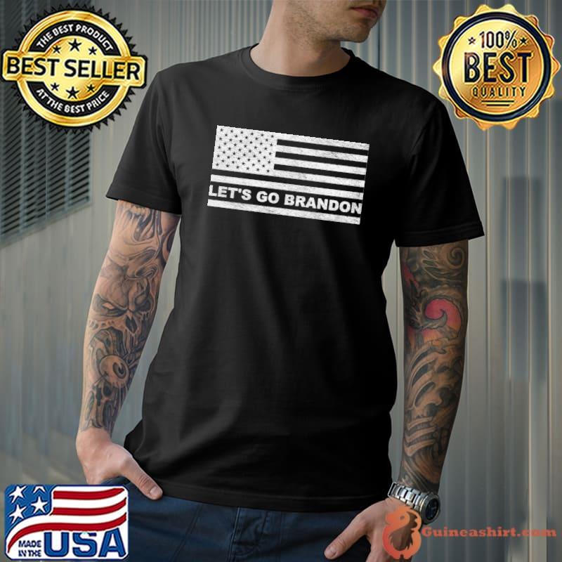 Original lET'S GO BRANDON USA FLAG T-Shirt